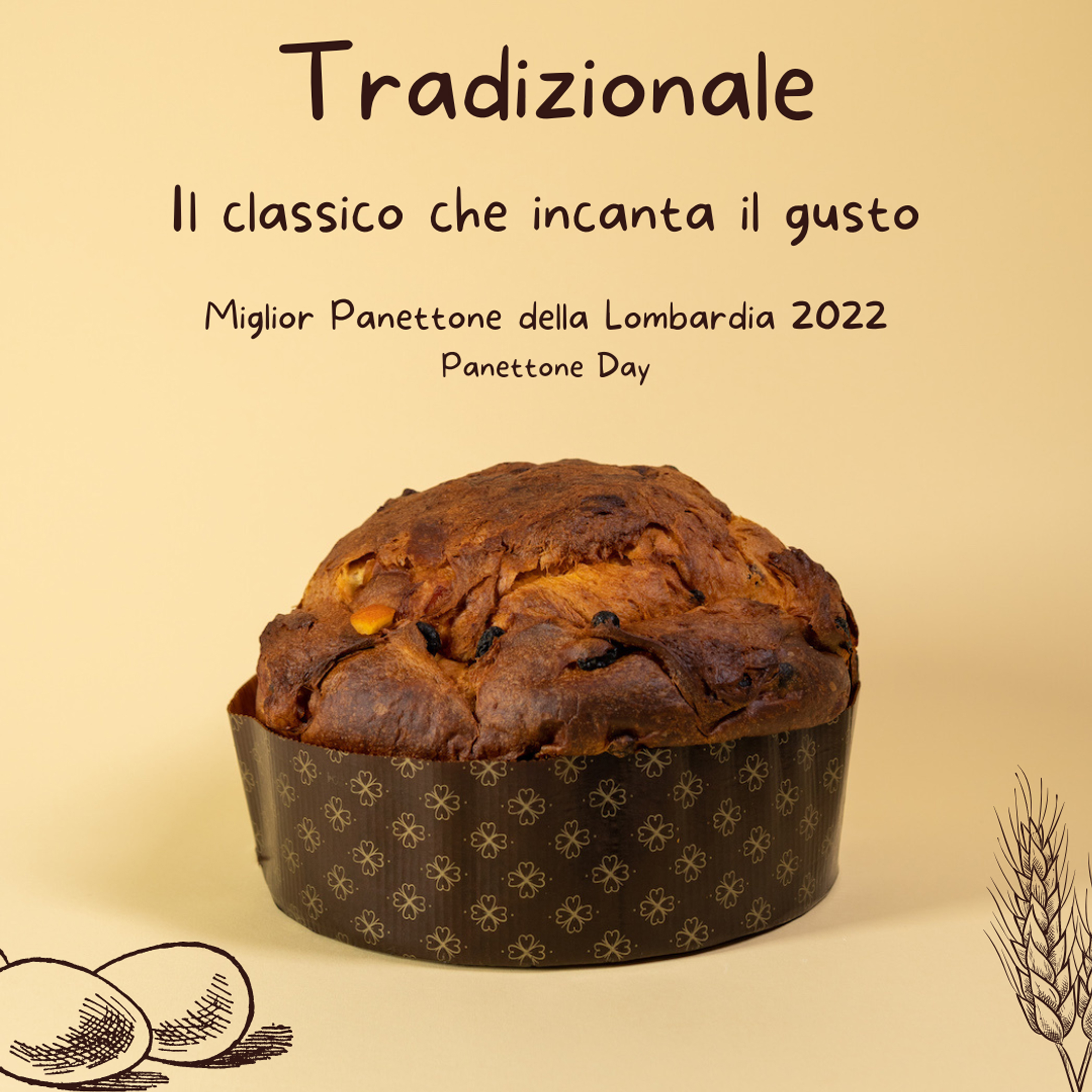 PANETTONE TRADIZIONALE (*Expected availability date: Around October 2024)