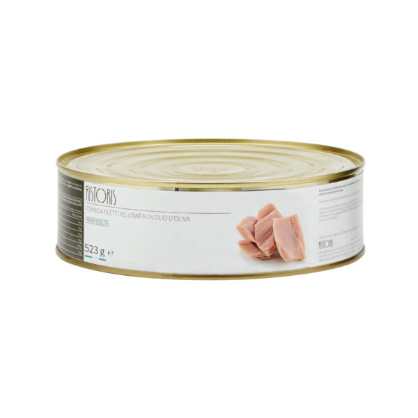 YELLOWFIN TUNA FILLETS IN OLIVE OIL 500G