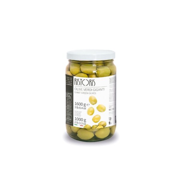 GIANT GREEN OLIVES 1600G