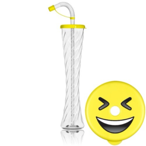 12 OZ. SLUSH EMOJI CUP - YELLOW