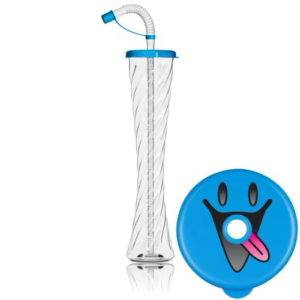 12 OZ. SLUSH EMOJI CUP - BLUE