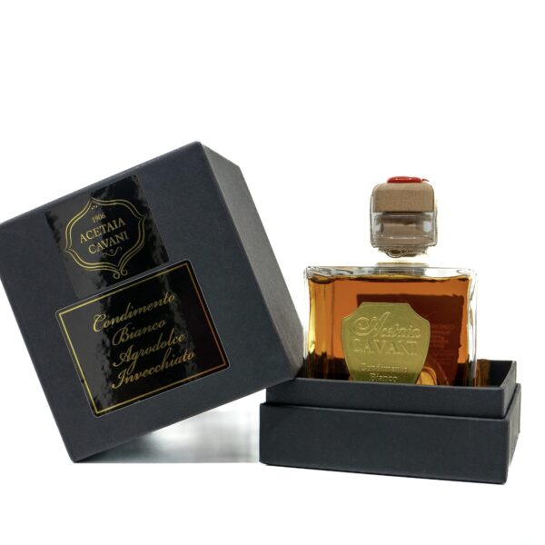 SWEET AND SOUR BALSAMIC AGED SEASONING OF MODENA GIFT BOX 'MYSTIC' BOTTLE 250ML - Image 2