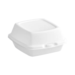 6" x 6" x 3" WHITE FOAM SQUARE TAKE-OUT BOX