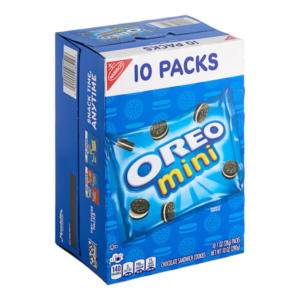 NABISCO OREO MINI COOKIES 1 OZ SNACK PACK -  10/BOX