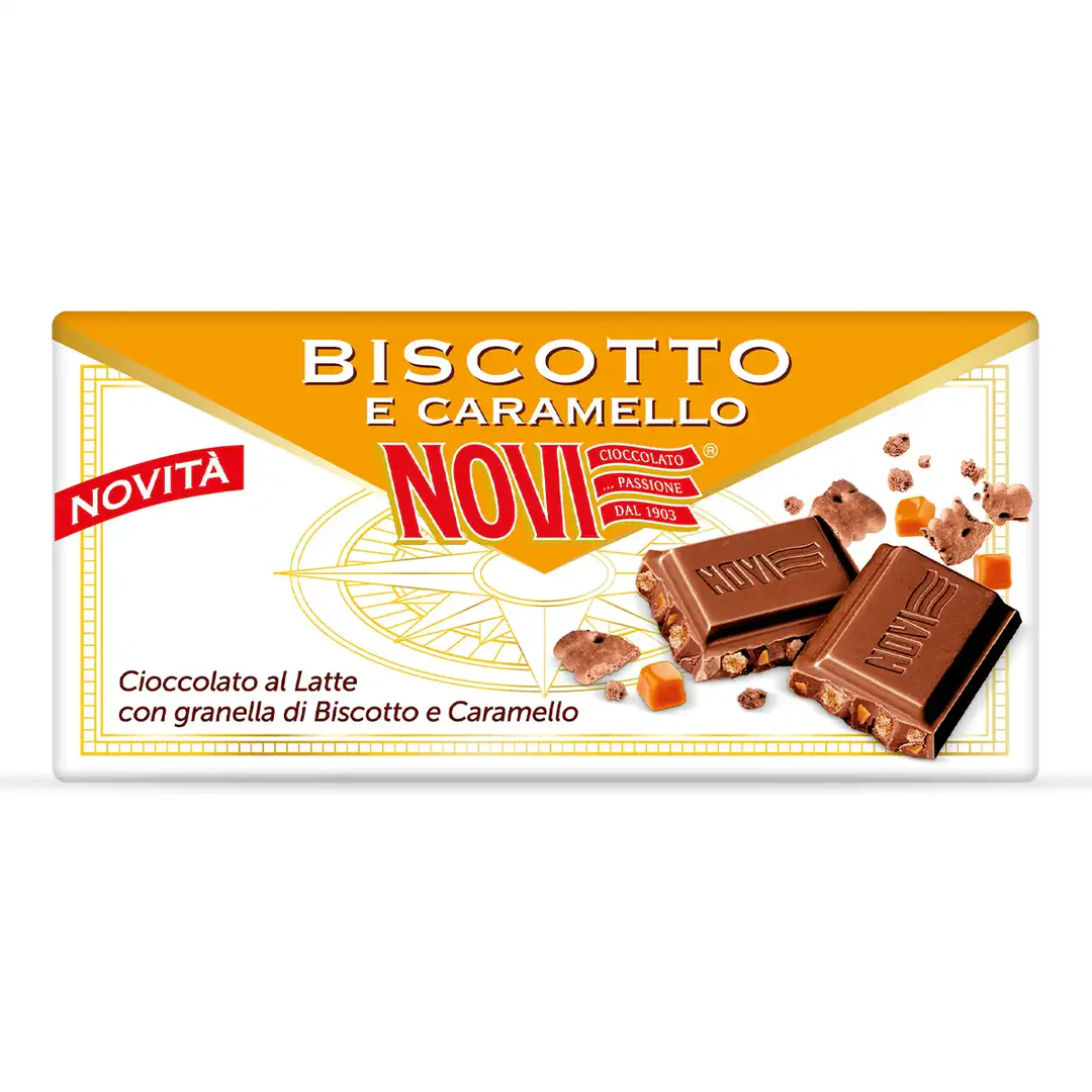 CHOCOLATE WITH CARAMEL & COOKIES 100G